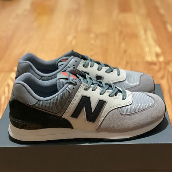 new balance 574 varsity orange